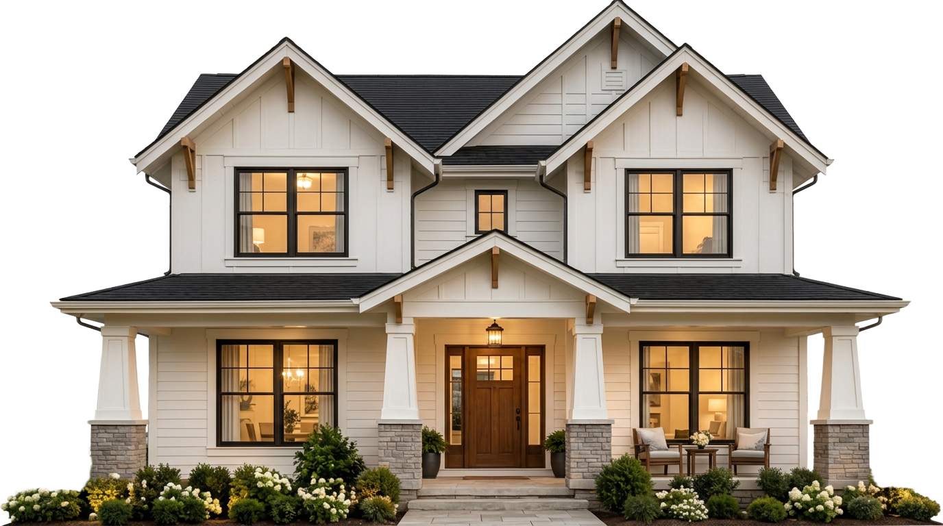 Finished single-family home financed by Built Lending